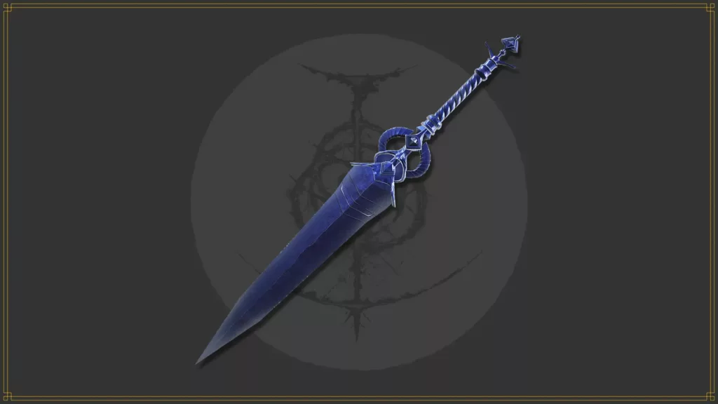 Crystal sword int weapon from Elden Ring