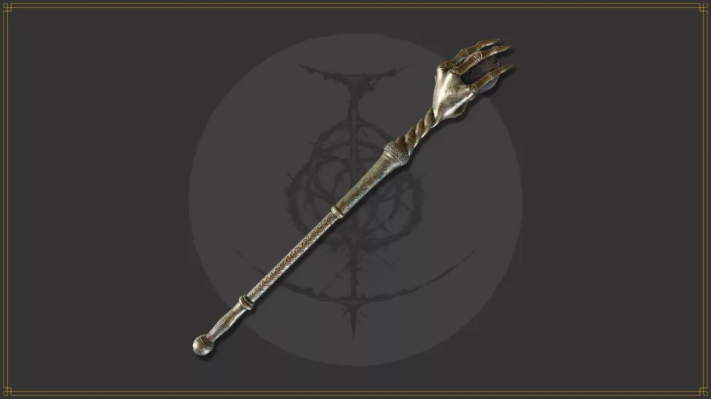 Scepter of the all-knowing from Elden Ring game