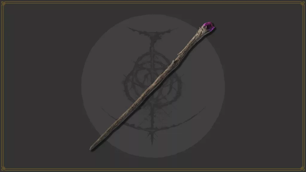 Meteorite Staff, an int weapon in Elden Ring