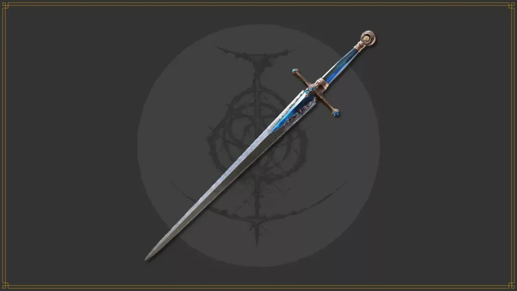 Carian knight's sword from the game Elden Ring