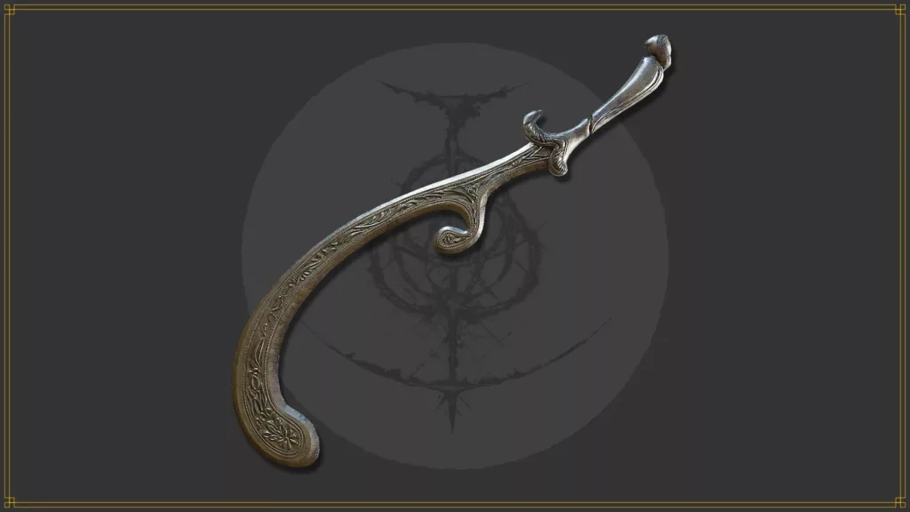 Image of Flowing Curved Sword (SotE) from Elden Ring. 