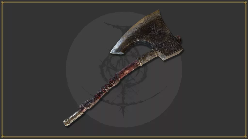 Image of Greataxe from Elden Ring. 