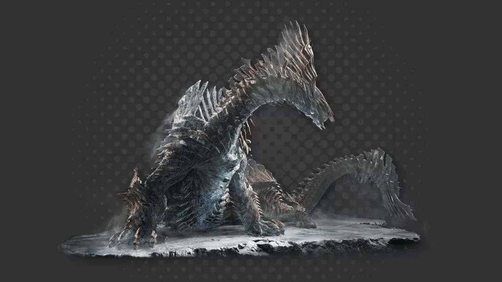 Screenshot of Jin Dahaad from Monster Hunter Wilds.