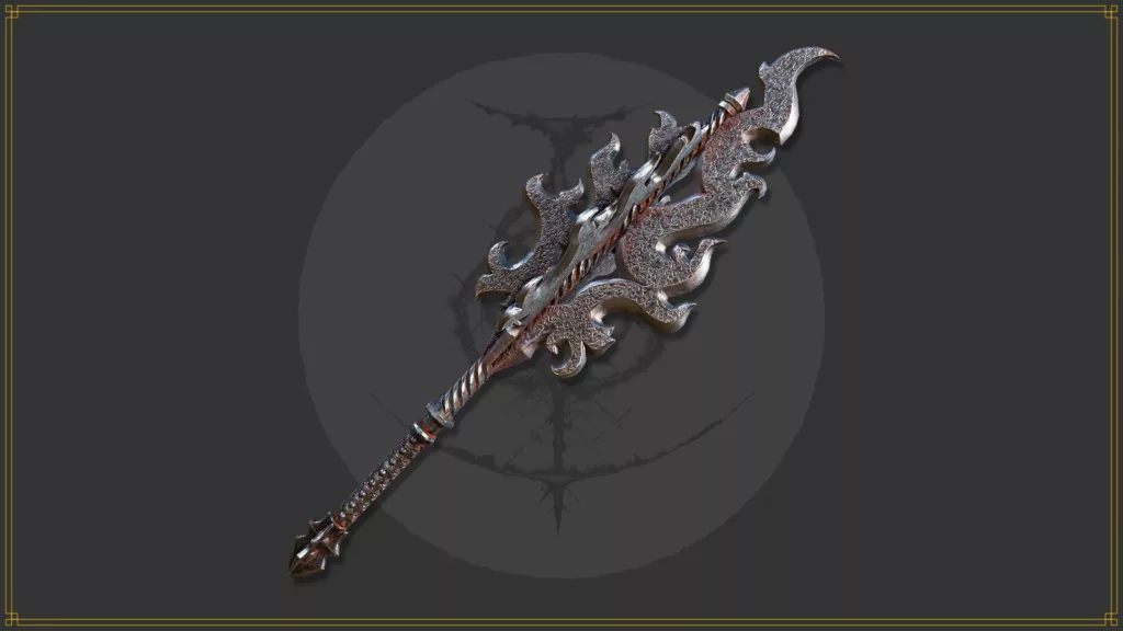 Image of Monk’s Flamemace from Elden Ring. 