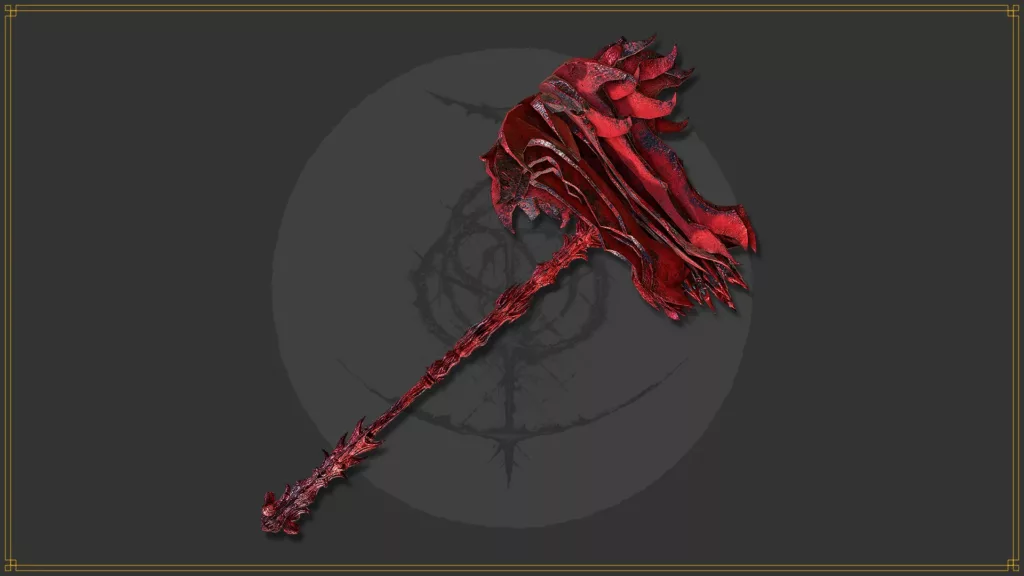 Image of Prelate’s Inferno Crozier from Elden Ring. 