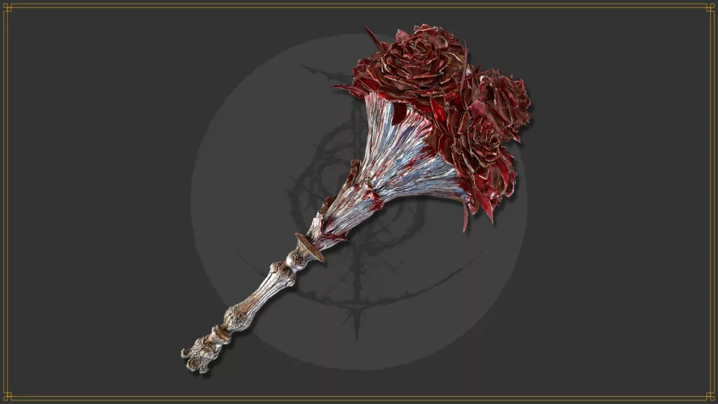 Image of Varre’s Bouquet from Elden Ring. 