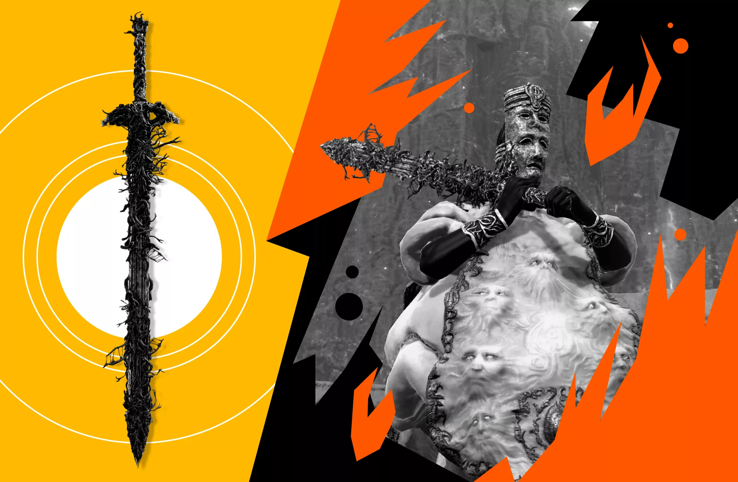 Elden Ring character with the Blasphemous Blade