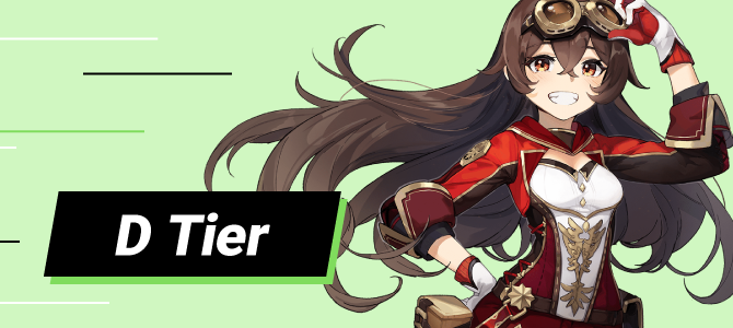 Genshin Impact D tier list