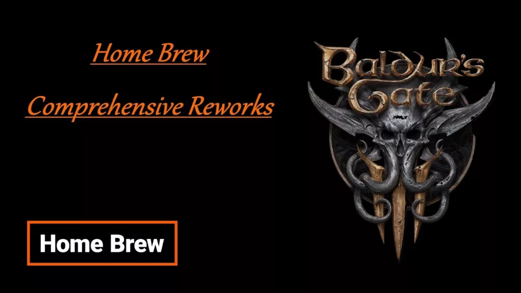 A screenshot of the Home Brew mod.