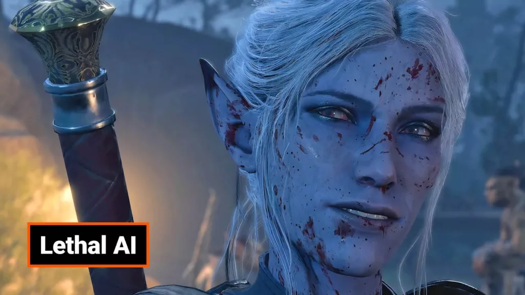 A screenshot of the Lethal AI mod.
