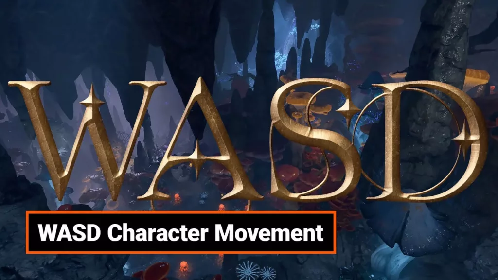 A screenshot of the WASD Character Movement mod.