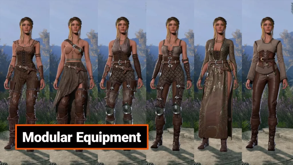 A screenshot of the Modular Equipment mod.