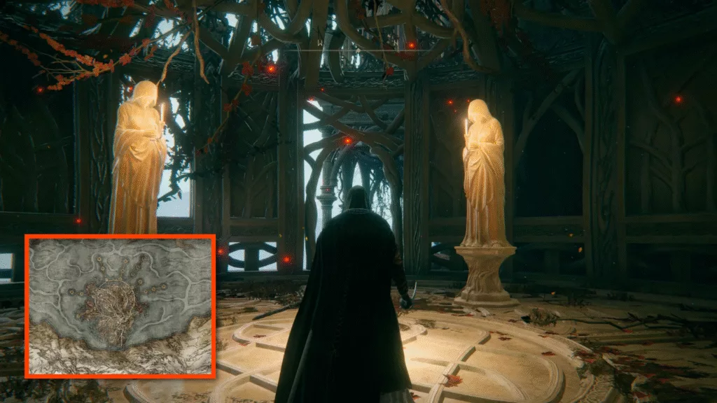 A screenshot of Miquella’s Haligtree.