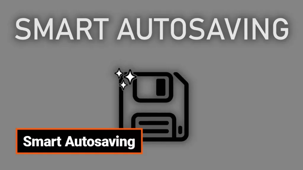 A screenshot of the Smart Autosaving mod.