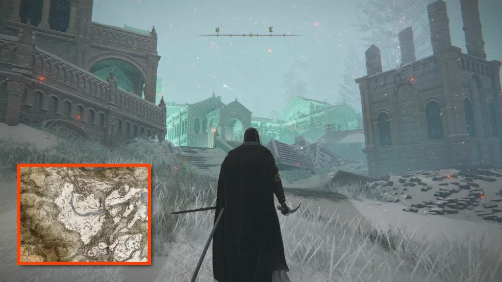 A screenshot of Consecrated Snowfield.