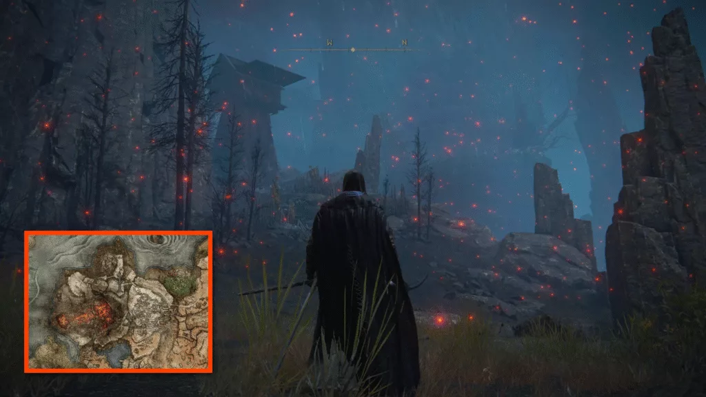 A screenshot of Mount Gelmir.