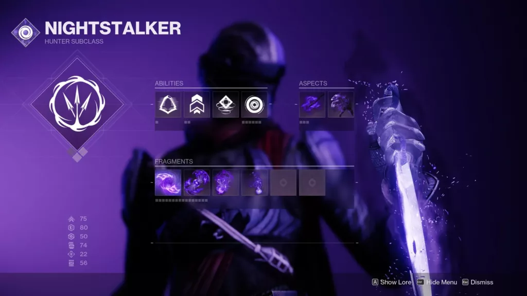 Destiny 2 Nightstalker subclass.