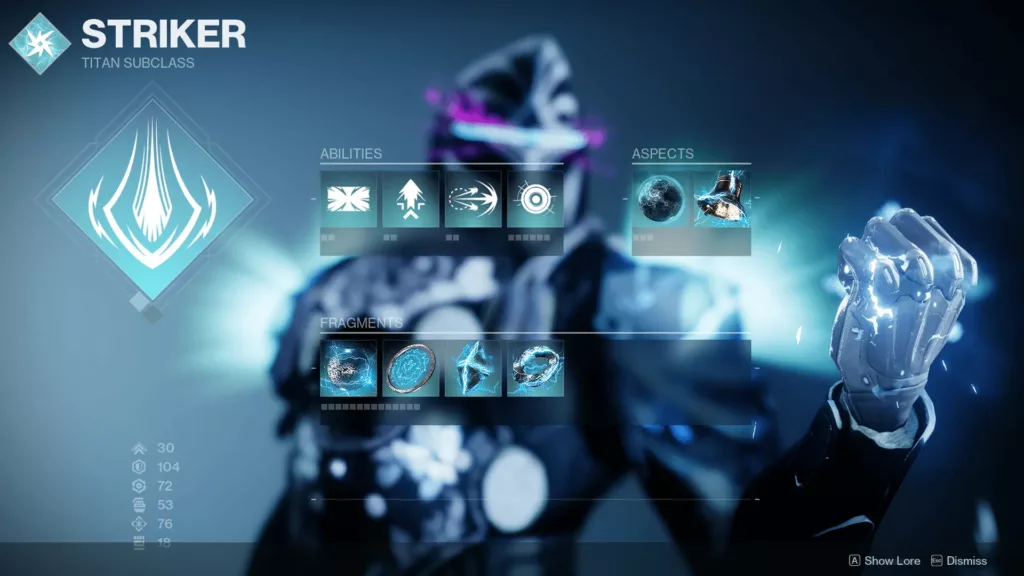 Destiny 2 Striker subclass.