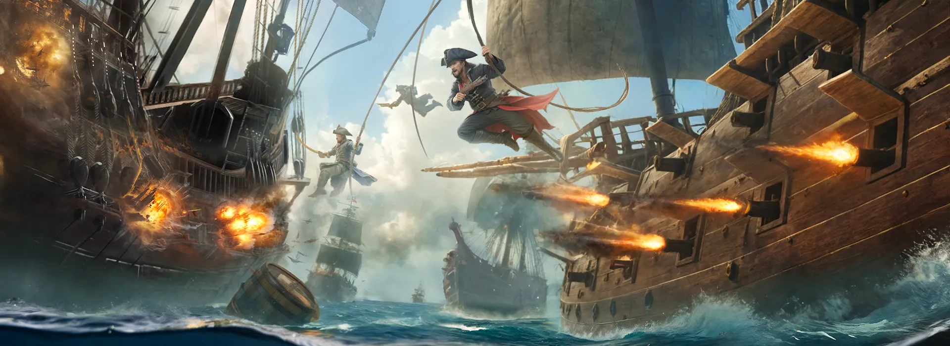Pirates: Tides of Fortune logo gameplay